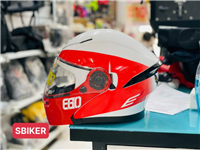 MŨ LẬT HÀM EGO E9 ĐỎ TRẮNG